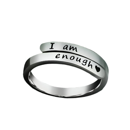 I am Enough Ring